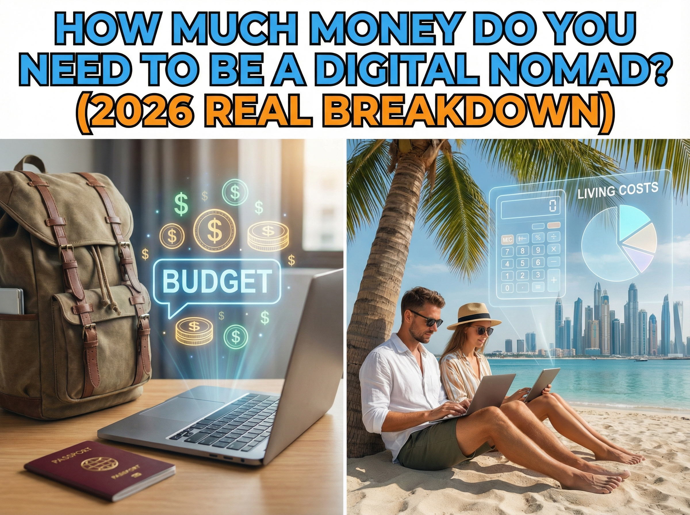 How Much Money Do You Need to Be a Digital Nomad? (2026 Real Breakdown)